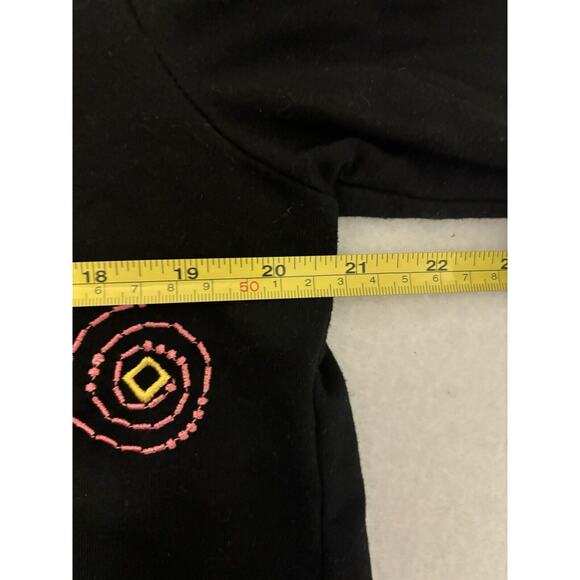 Vintage Coldwater Creek Embroidered Button-Up Jacket Boho Artsy Style Petite M - Picture 9 of 9